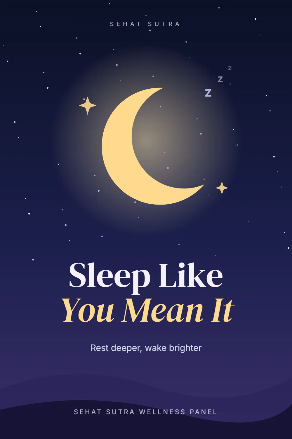 Sleep Like You Mean It